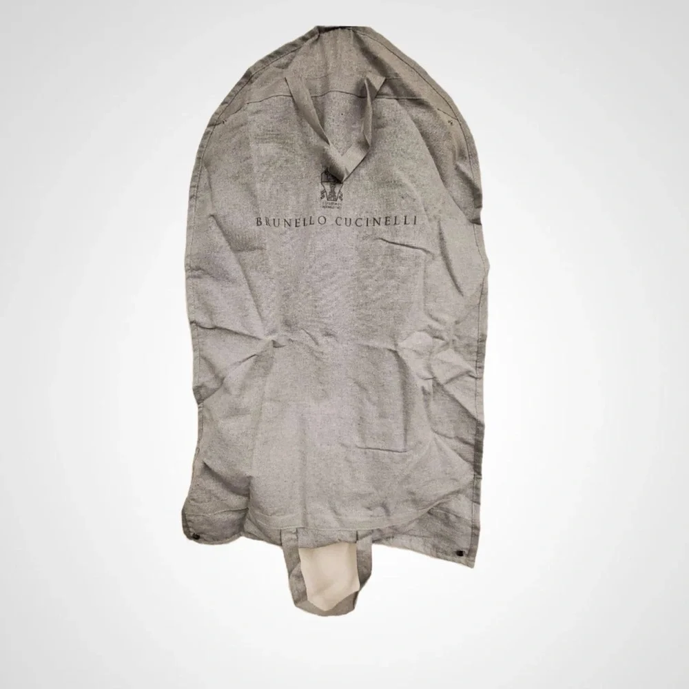 New Brunello Cucinelli Fabric Logo Garment Bag
